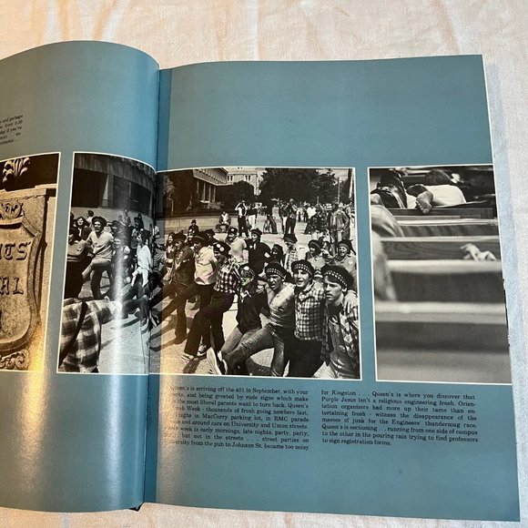 QUEEN'S UNIVERSITY TRICOLOUR Yearbook 80 1980 Mint Kingston Ontario Canada - Picture 6 of 10